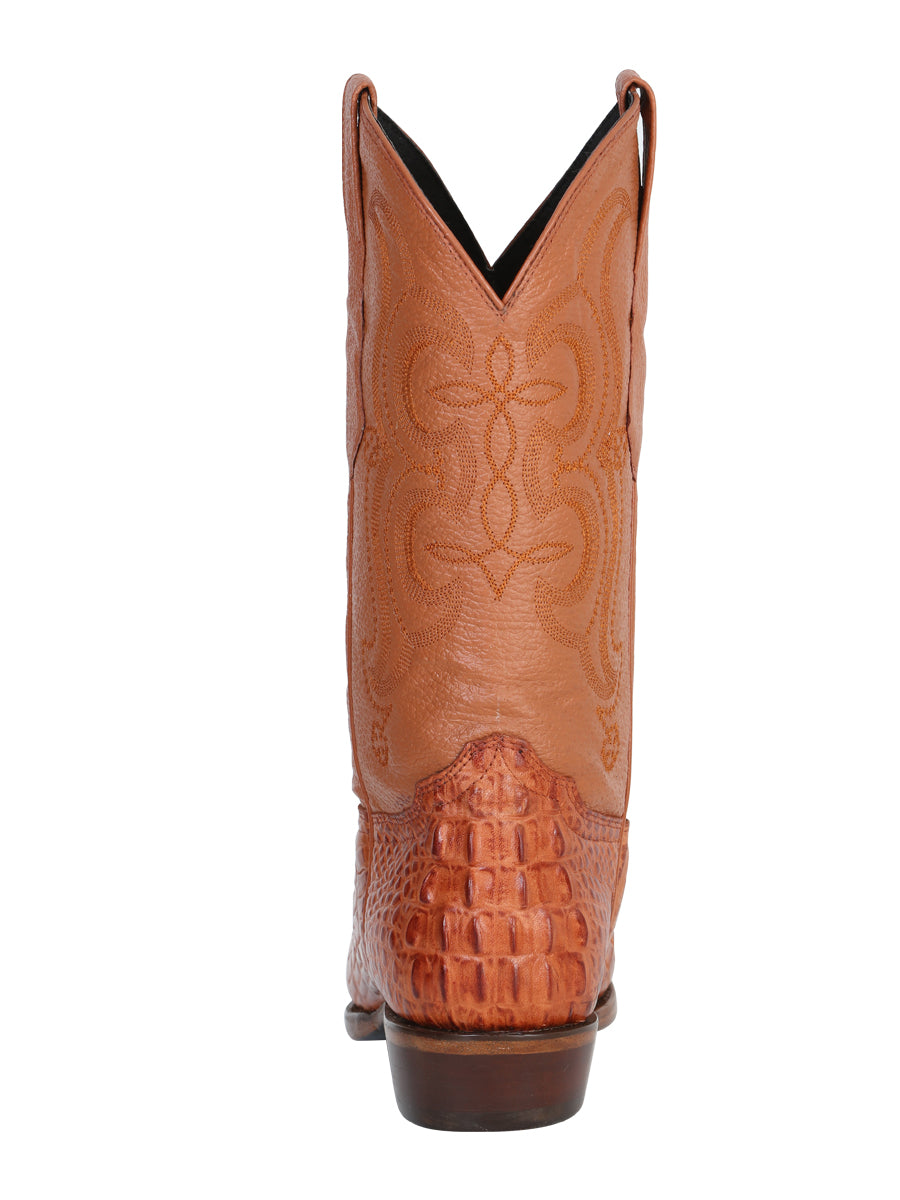Cowboy boot El Senor de los Cielos - Caiman - Cognac 40841
