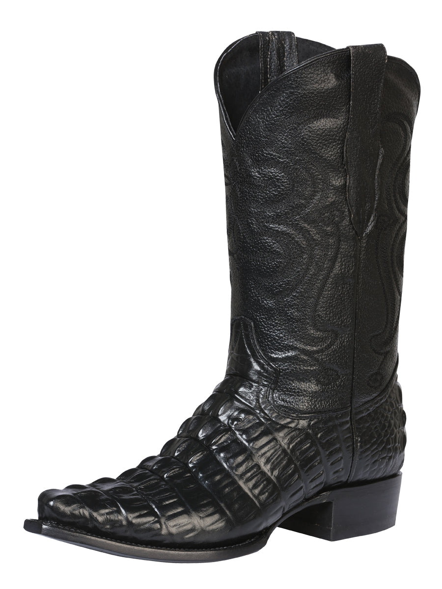 Cowboy boot El Senor de los Cielos - Caiman - Black 40854