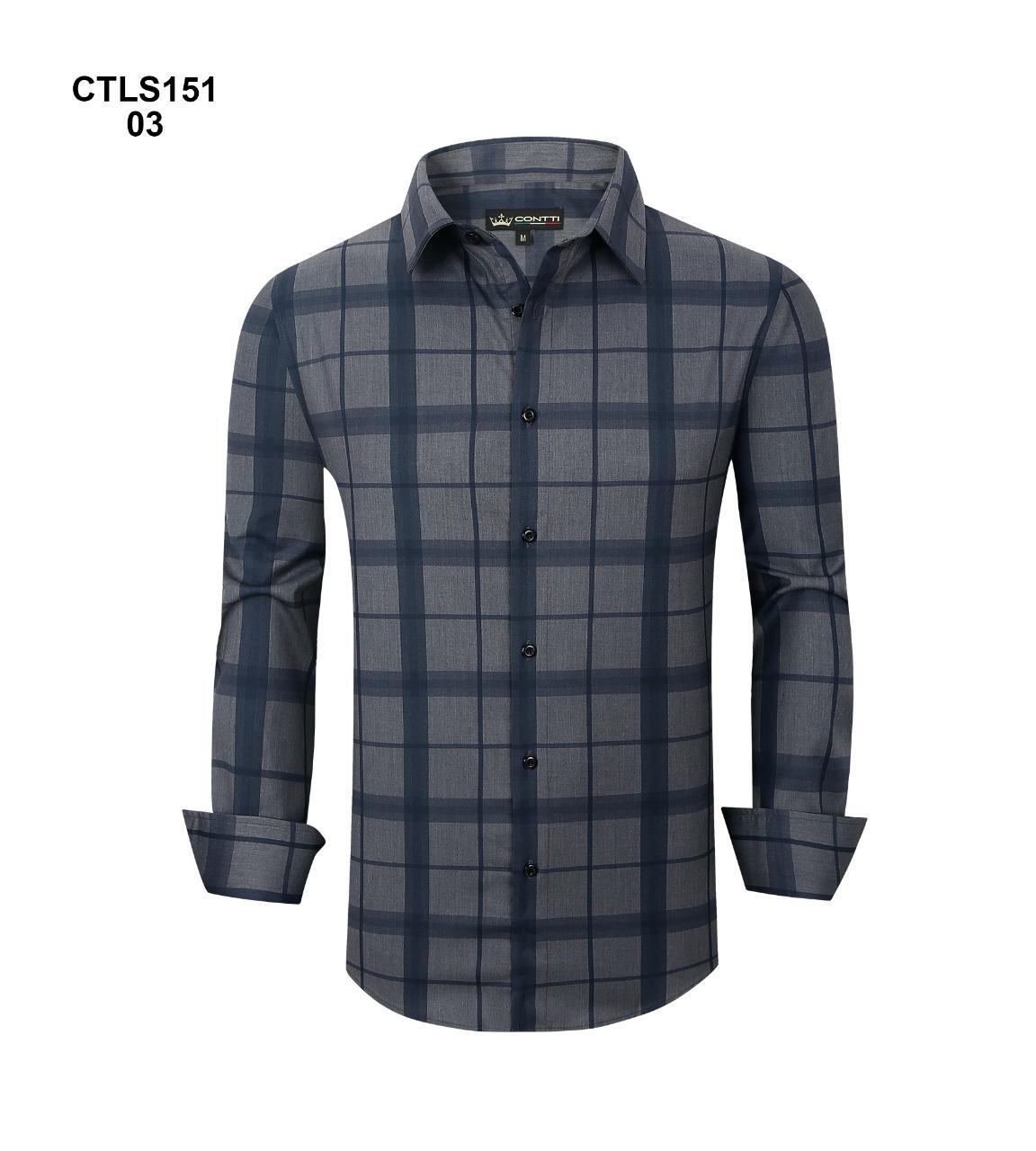 Conti Long-Sleeve Checkered Shirt