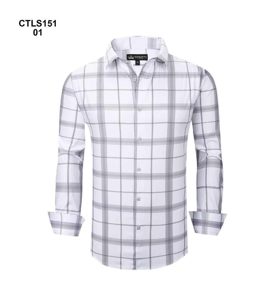 Conti Long-Sleeve Checkered Shirt