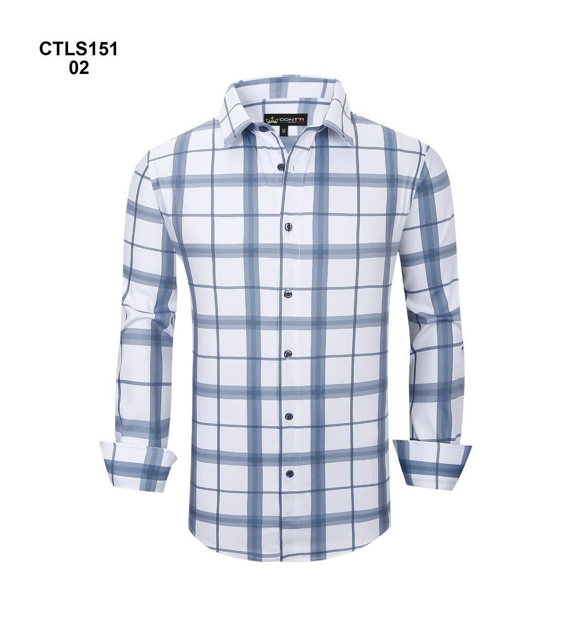 Conti Long-Sleeve Checkered Shirt