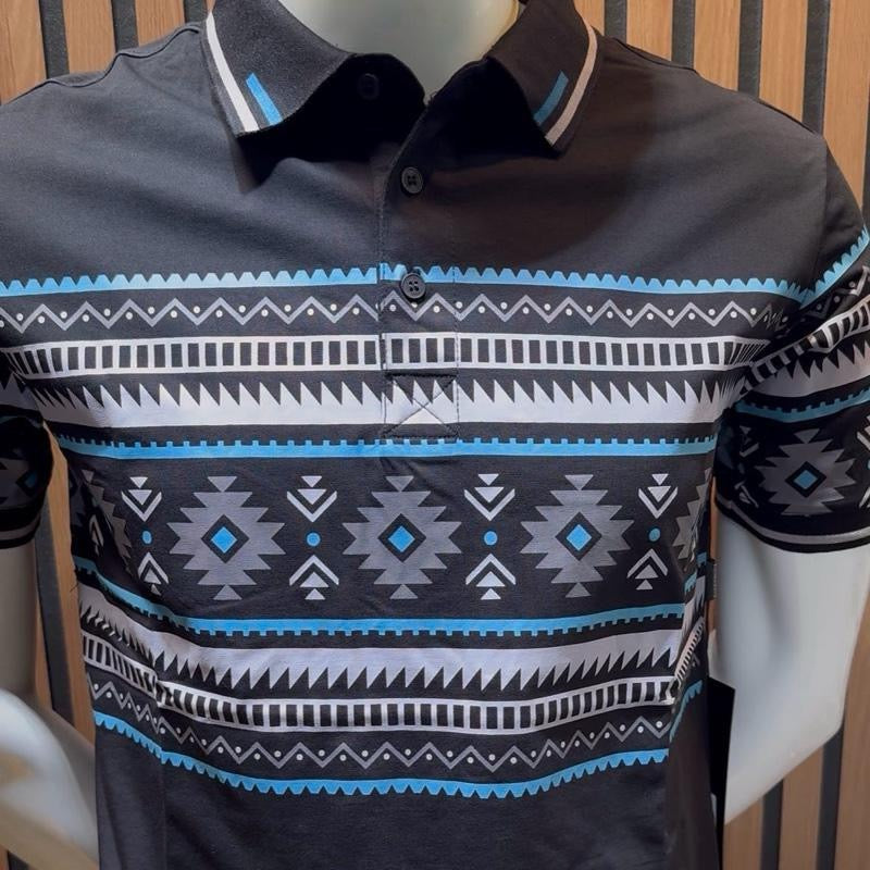 Men's Aztec Polo Shirt