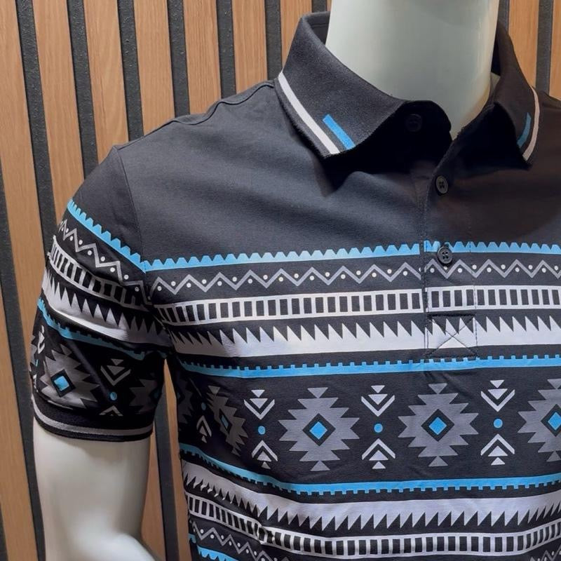 Men's Aztec Polo Shirt