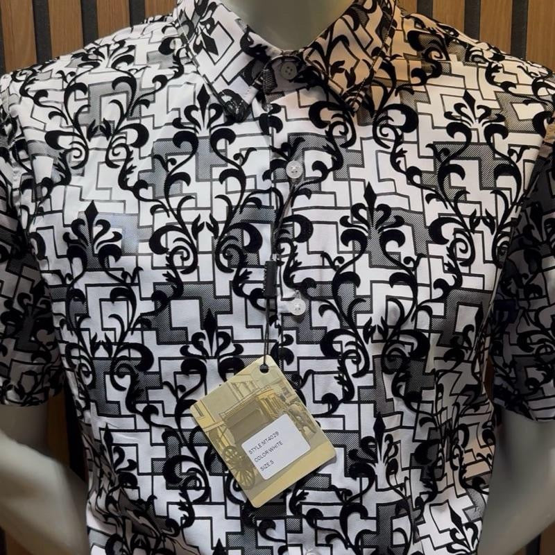 Men’s Short sleeve Button- Up