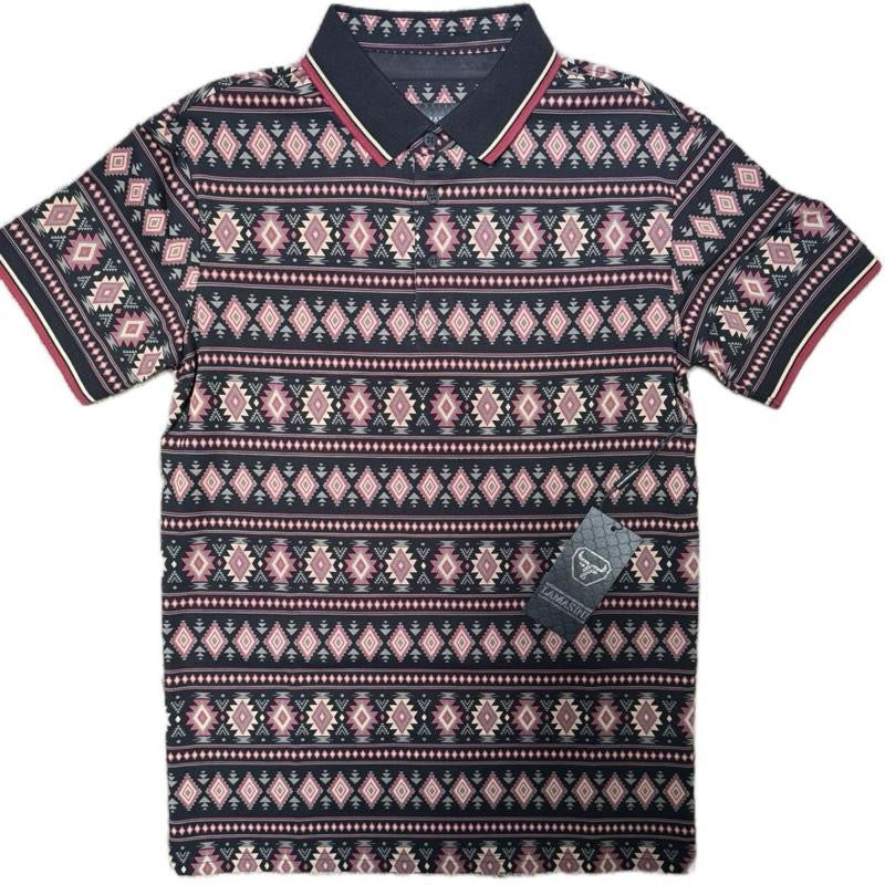 Men's Aztec Polo Shirt