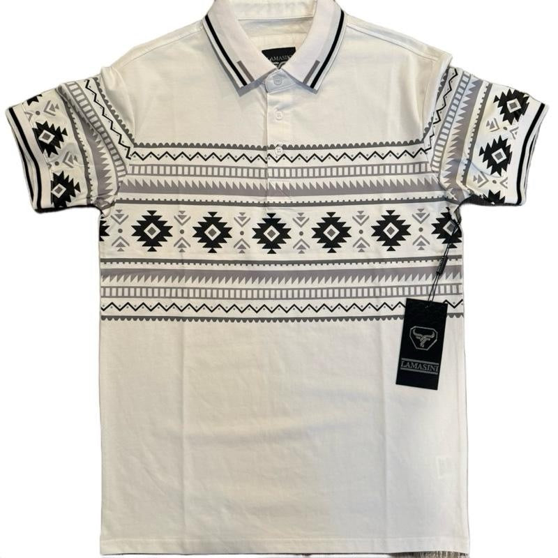 Men's Aztec Polo Shirt