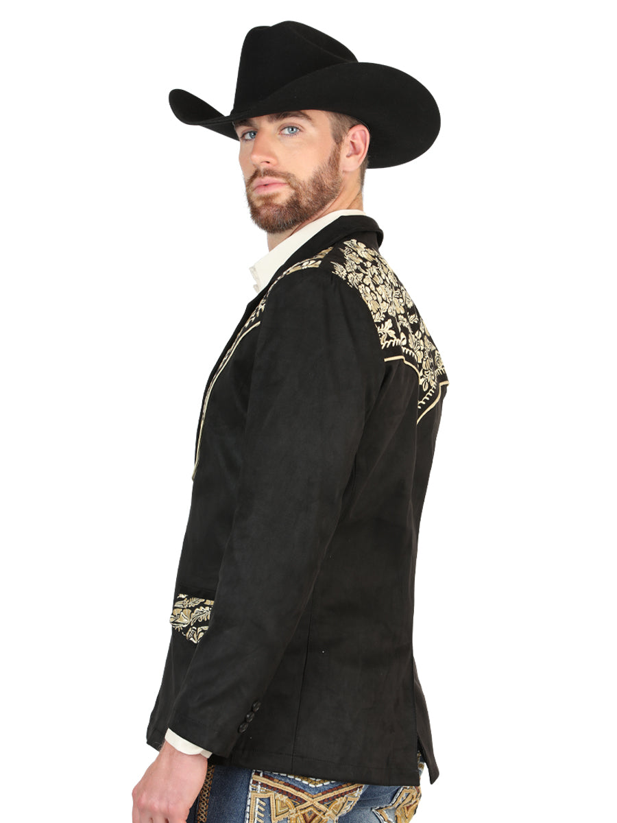 El General Men’s Suede Blazer - Black
 45647