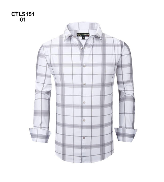 Conti Long-Sleeve Checkered Shirt